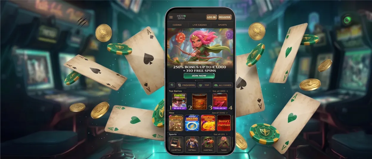 HeroSpin Casino ioS application