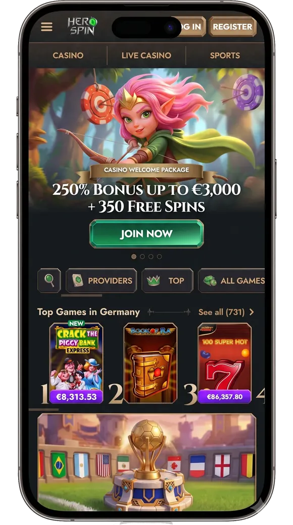 HeroSpin application